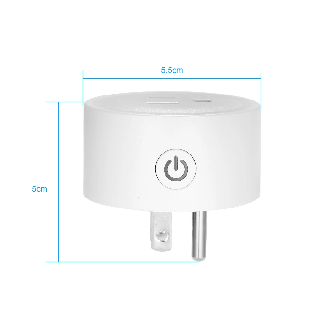 Мини умная WiFi розетка пульт дистанционного управления с помощью смартфона из