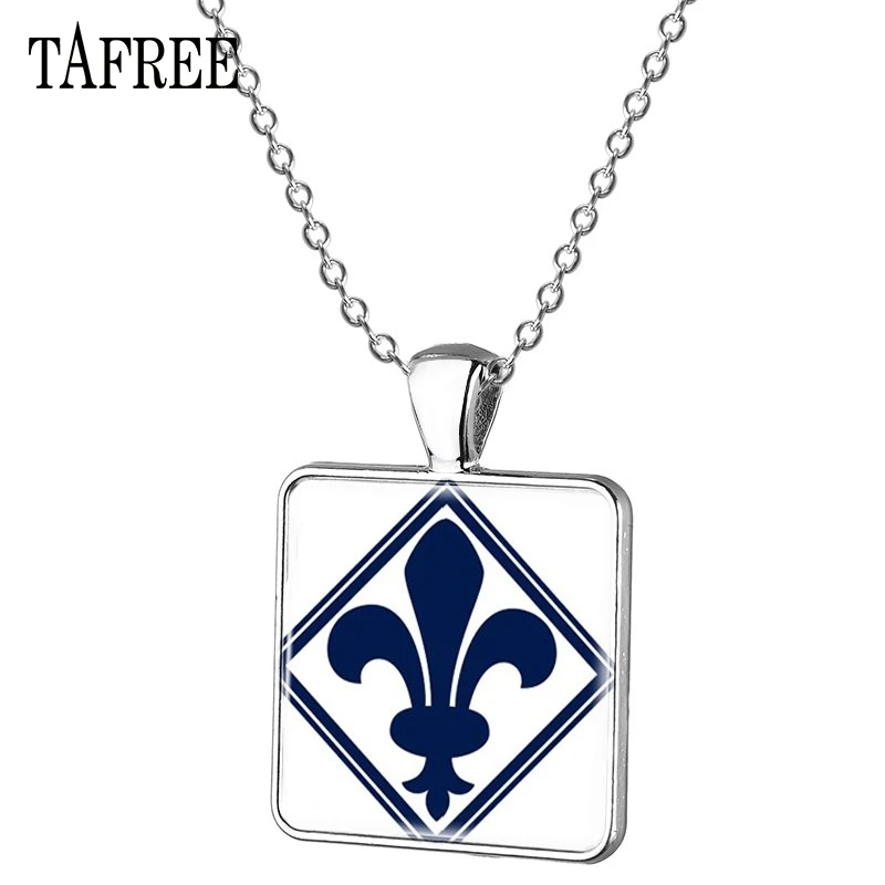 TAFREE Azulejo португальский небольшой кулон, ожерелье, элегантные квадратные подвески для женщин, ожерелье s, классические ювелирные изделия из Португалии AP29 - Окраска металла: AP43