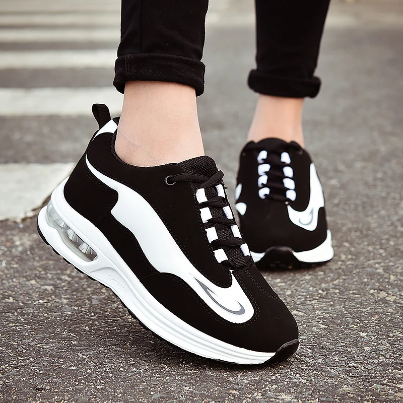 Мужские и женские кроссовки LoadingFunds спортивные с воздушной подошвой черные