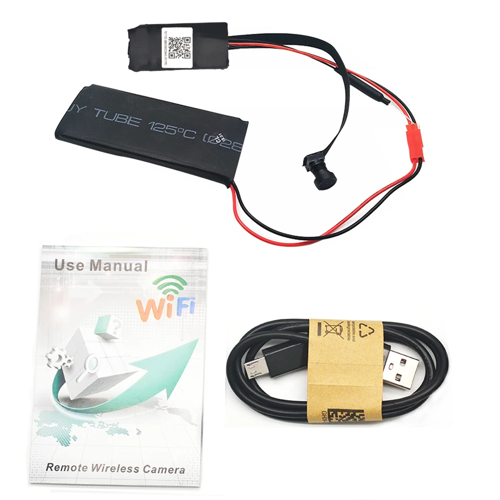 DIY камера Мини Wifi Full HD 1080 P видеокамера P2P Обнаружение движения видео безопасность