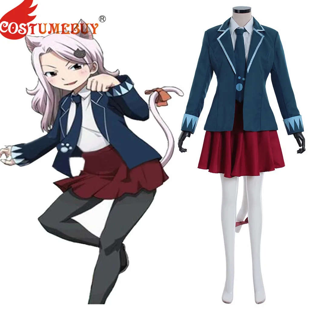 Костюм для косплея Карлы с хвостом феи костюм взрослых и женщин Униформа