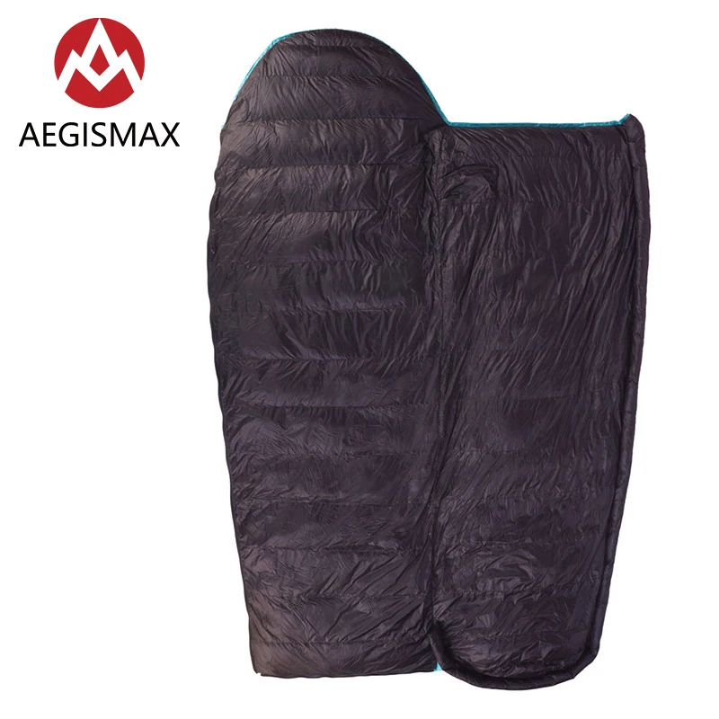 Спальный мешок конверт AEGISMAX EPLUS700 95% гусиный пух три сезона для отдыха на открытом