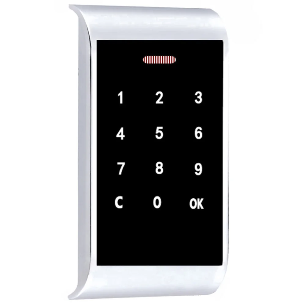 Backlight Zinc Alloy Password Lock Cabinet Digital Smart Home Code Security Protection Touch Keypad Anti Theft Durable Drawers |
