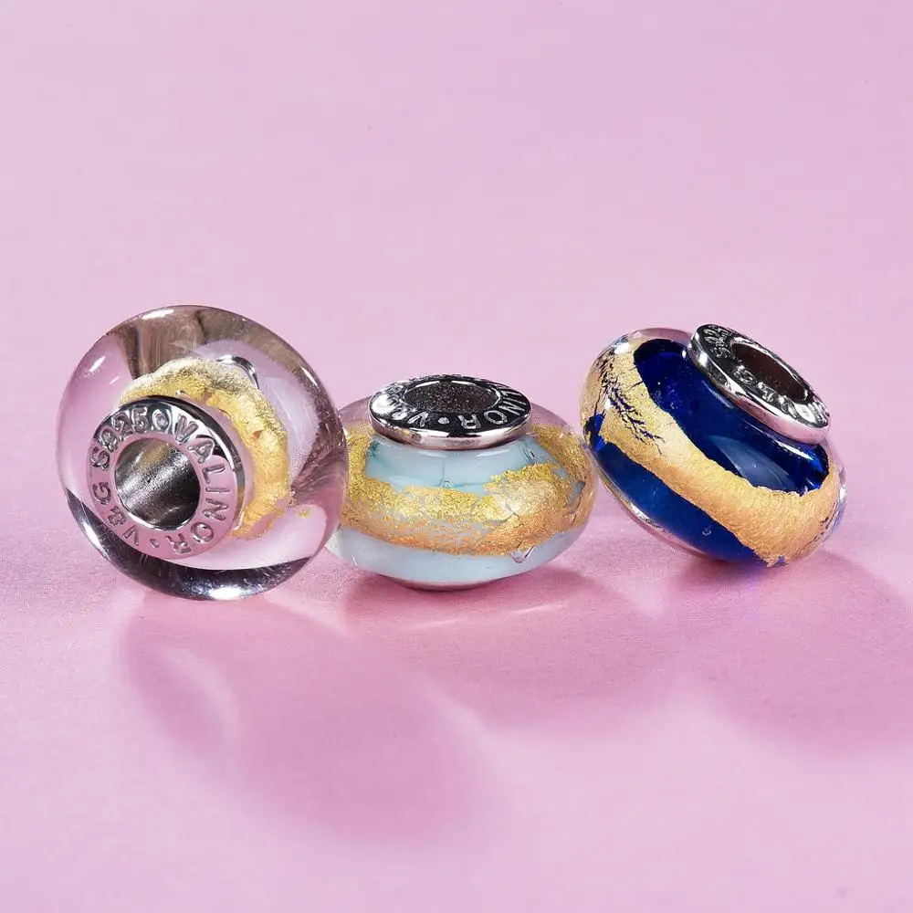 Ювелирные изделия серебро стеклянные бусы амулеты пробы золотой путь Мурано 925