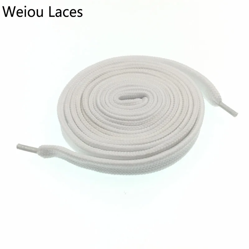 Weiou New Sneaker Coloured Trainer Crazy Athletic FAT Designer Flat Wide Boot Laces Strings 1.8CM/0.7'' Shoelaces Free Shipping