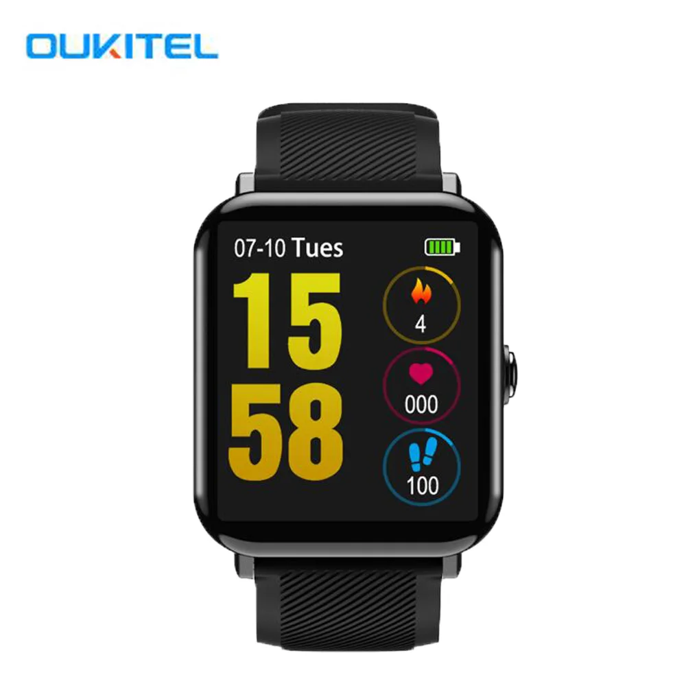 OUKITEL W2 Смарт часы спортивные Bluetooth монитор сердечного ритма сна шагомер кислород