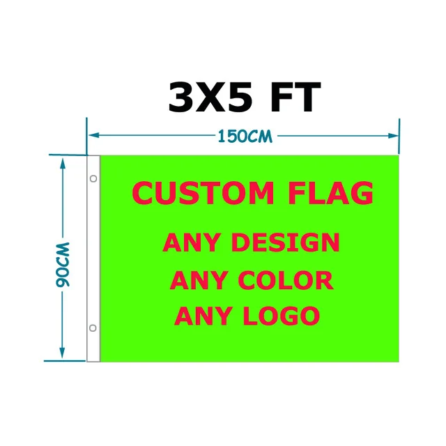 

Best Custom printed Flag 90 x 150 cm Polyester Customize Flags And Banners For Sport Outdoor Banner custom flag in All sizes