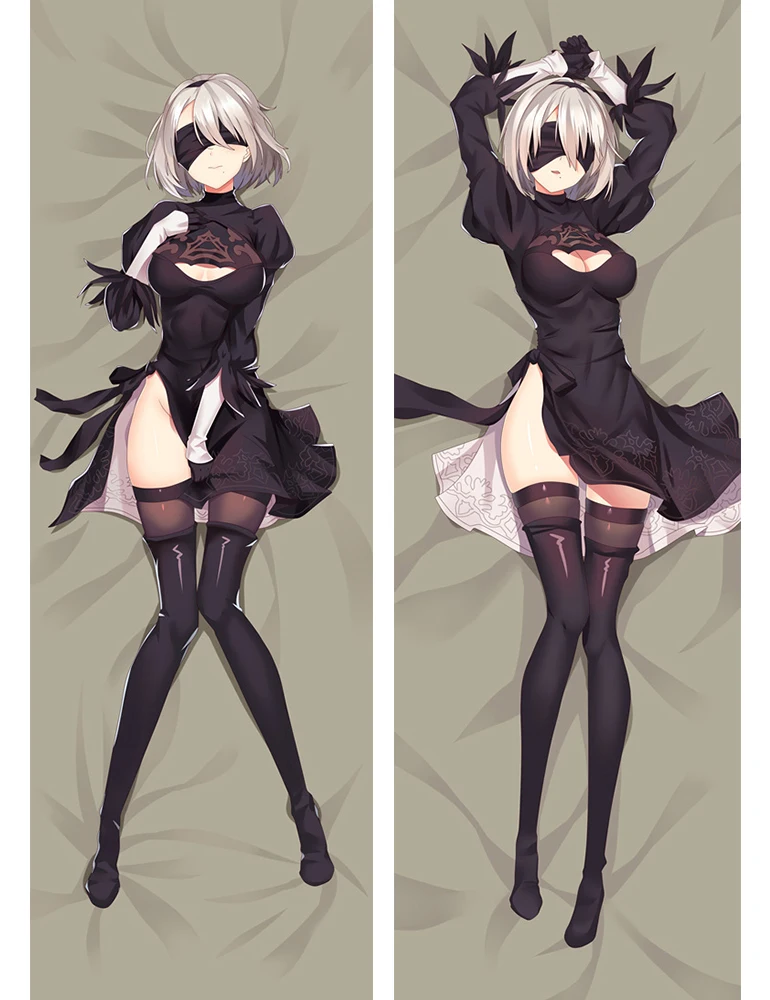 

2018-July Anime NieR:Automata YoRHa No. 2 Type B Otaku Hugging Body Pillow Cover Case Dakimakura Body Decorative Pillow Case