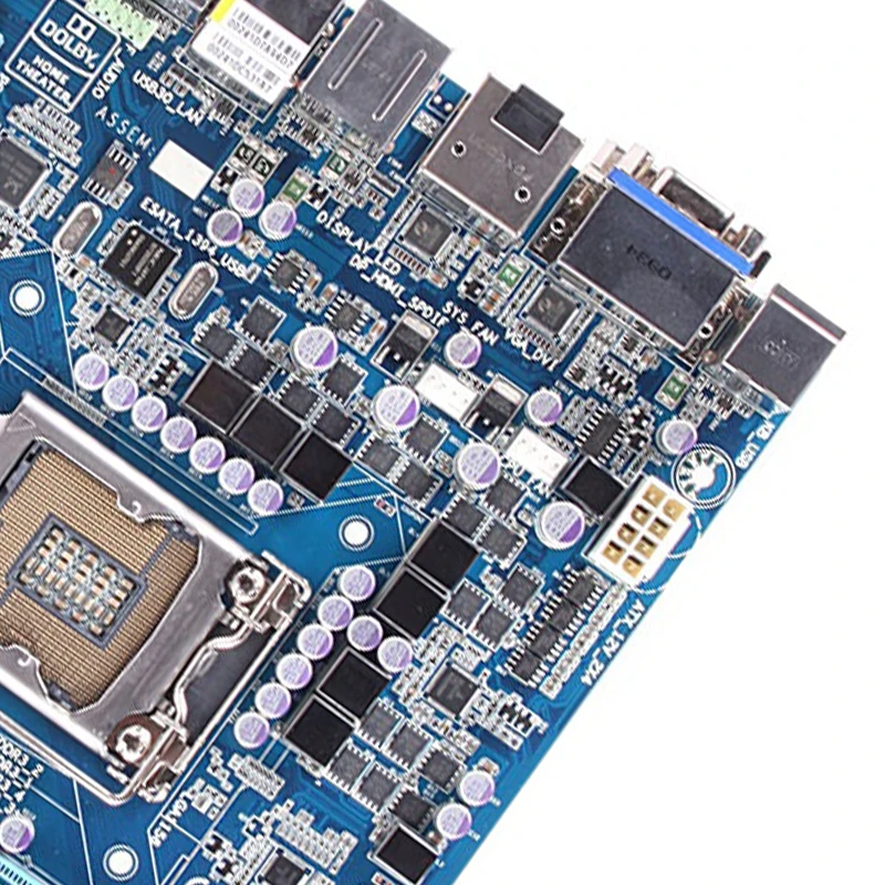 GIGABYTE GA H55M USB3 LGA1156 DDR3 i3 i5 i7 Micro ATX|Материнские платы| |