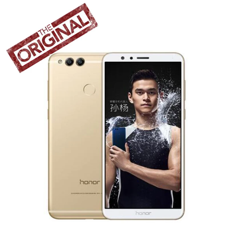 Новый оригинальный huawei Honor 7X мобильный телефон Octa Core 4 г оперативная память 64