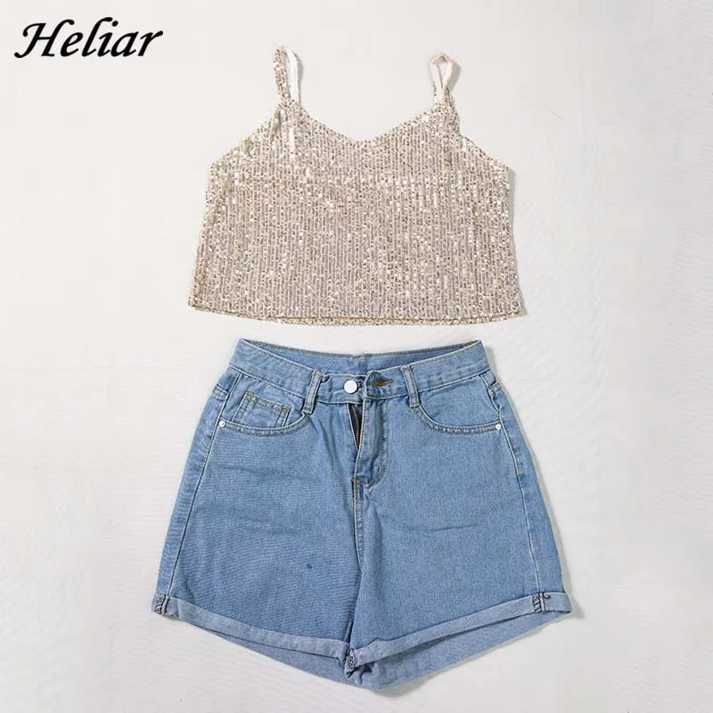 Женский пижамный комплект Heliar повседневный из двух предметов топ на бретелях с