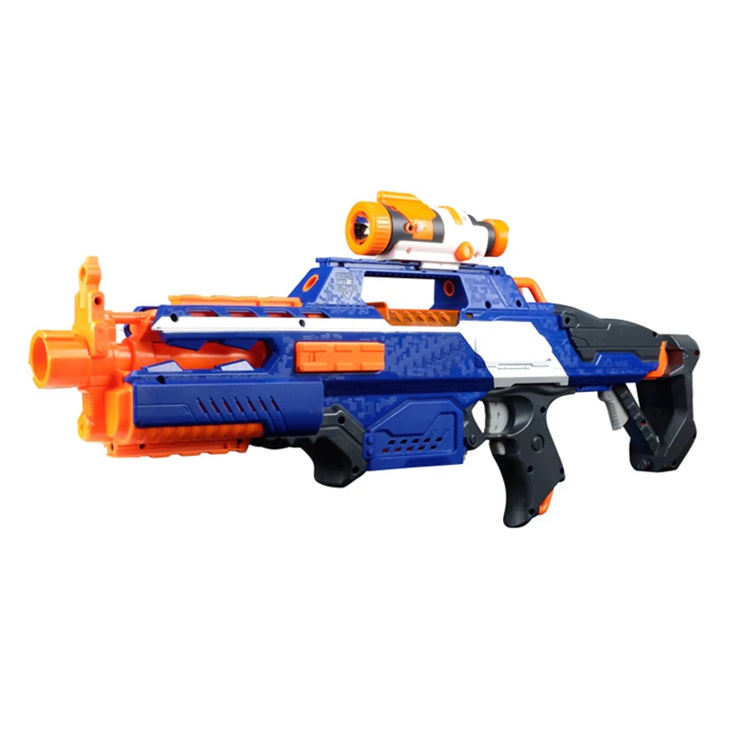 Тактический светодиодный фонарик серии Elite Blaster Модифицированная часть оранжевый+ серый аксессуары для детских игрушек