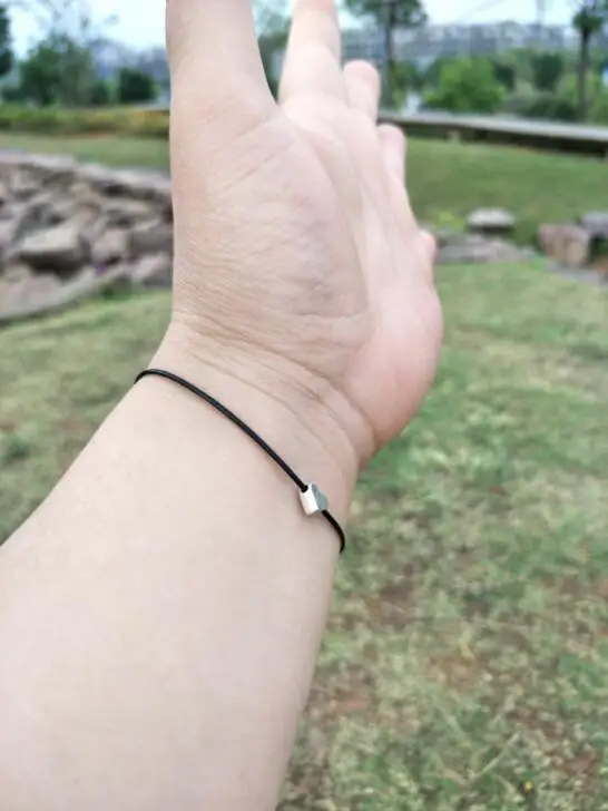 Браслет Шарм в форме сердца с кожаным ремешком|leather bracelet|charm braceletbracelet rope |