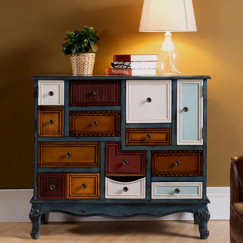Мебель для гостиной деревянная cajonera Органайзер armoire de rangement legno комод потертый шик cajonera cassettiera legno