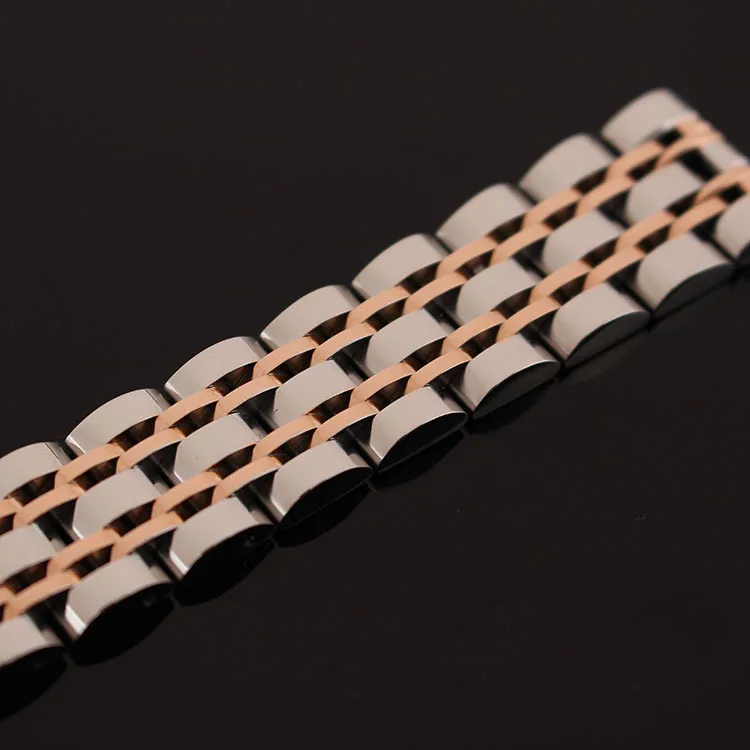 Универсальный ремешок из нержавеющей стали для часов 14 16 17 18 19 21 22 23 24 мм|Ремешки