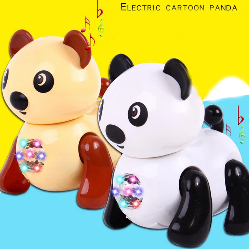 1 шт. разноцветные Пластик Электрический светящиеся музыка мультфильм панда