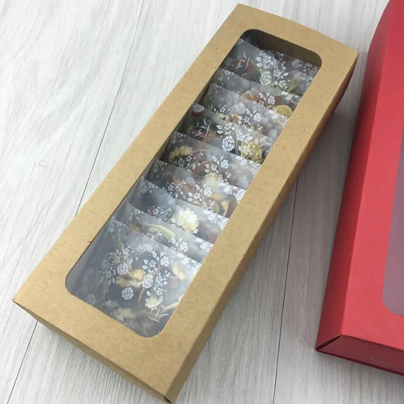 Коробка из крафт бумаги для конфет стандартная подаропосылка коричневая бумага