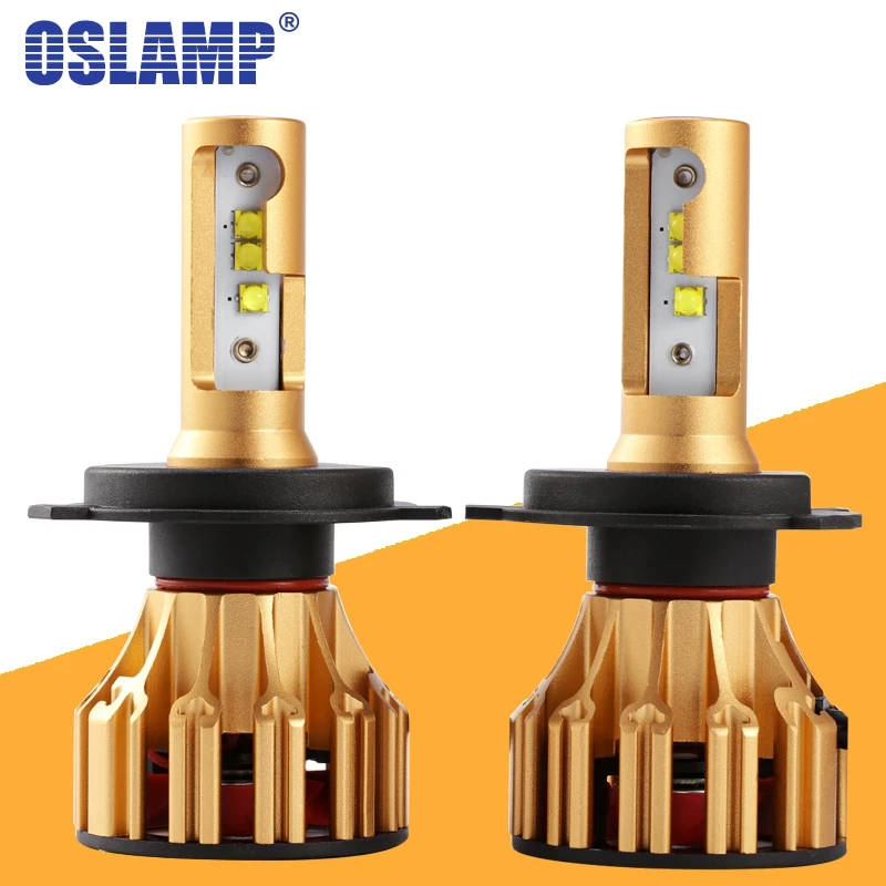Oslamp T6 H4 H7 H11 9005 9006 H13 водить автомобиль Фары для авто 6500 К 70 w/pair Hi Lo/один луч
