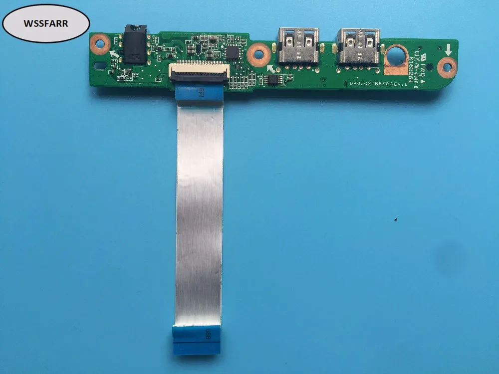 Оригинал для Acer Aspire R3-471 R3-471T R3-471TG USB аудио кардридер плата с кабелем DA0ZQXTB8E0 |