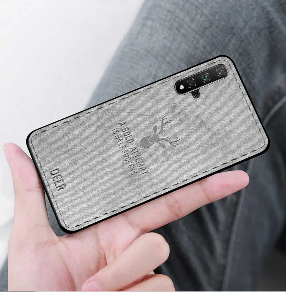 Keajor чехол для телефона для huawei honor 20 pro Чехол классическая ткань бампер мягкая силиконовая рамка задняя крышка для huawei honor 20 20pro