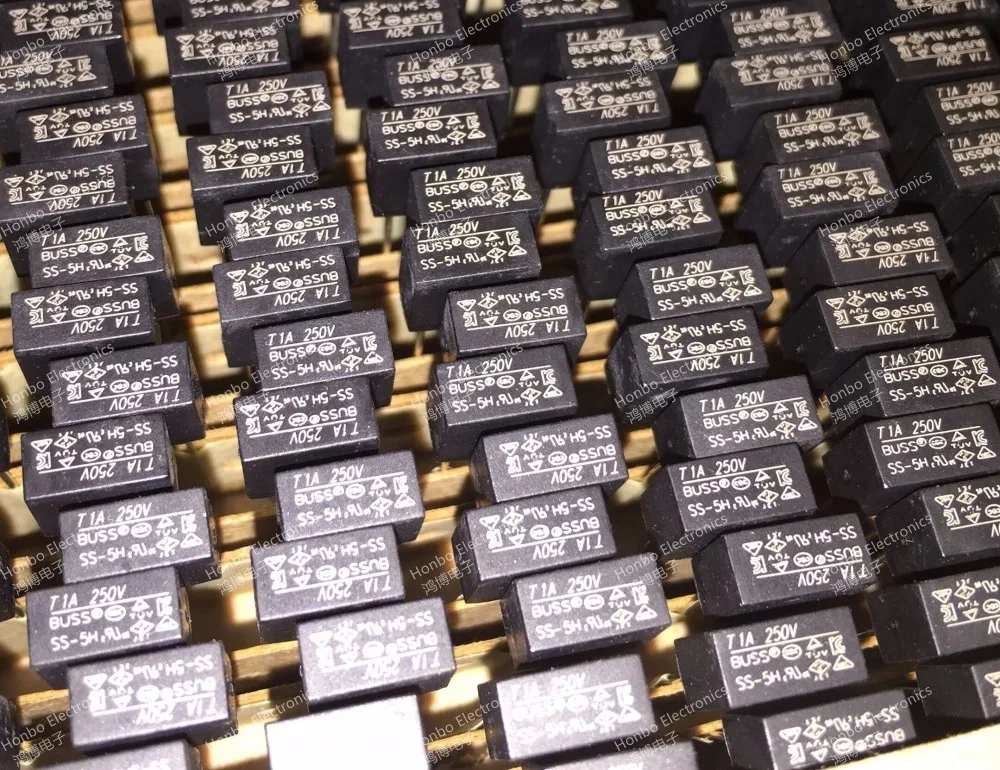 Новый SS 5 медленный выдувной предохранитель 250V T60mA T500mA T1A T1.25A T1.6A T2A T2.5A T3.15A T4A T5A