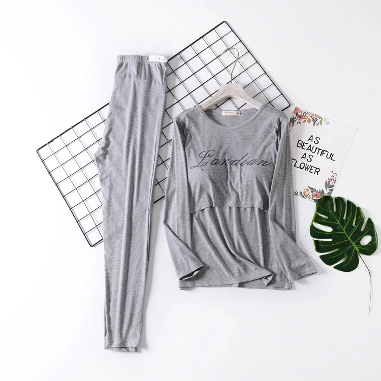 Одежда для сна беременных комплект из 2 предметов футболка грудного