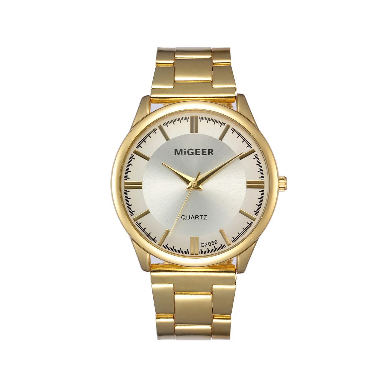 

Mens Watches Top Brand Luxury Fashion Man Crystal Stainless Steel Analog Quartz Wrist Watch erkek kol saatiHot Sales #03