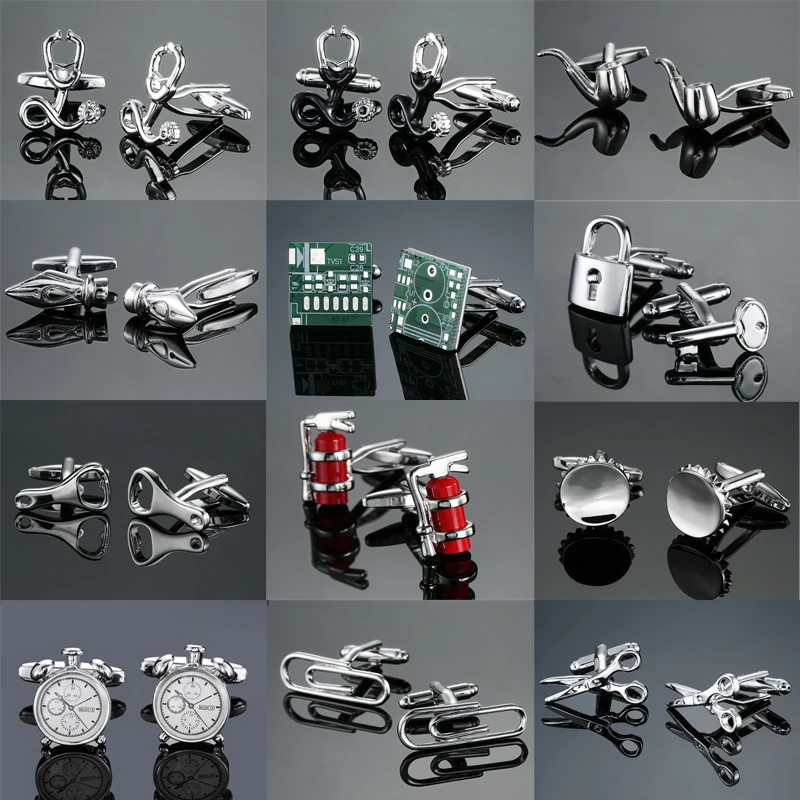 Clip Design Cuff Links Whoelsale&retail