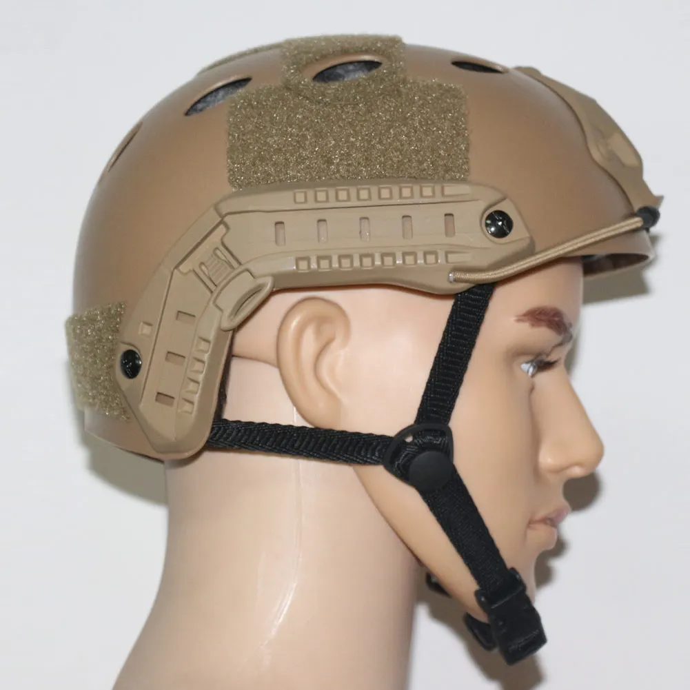 

1pc Outdoor Lightweight Military Tactical Helmet Airsoft Gear Paintball Military Mich 2000 Protective Fast Base Riding Helmet