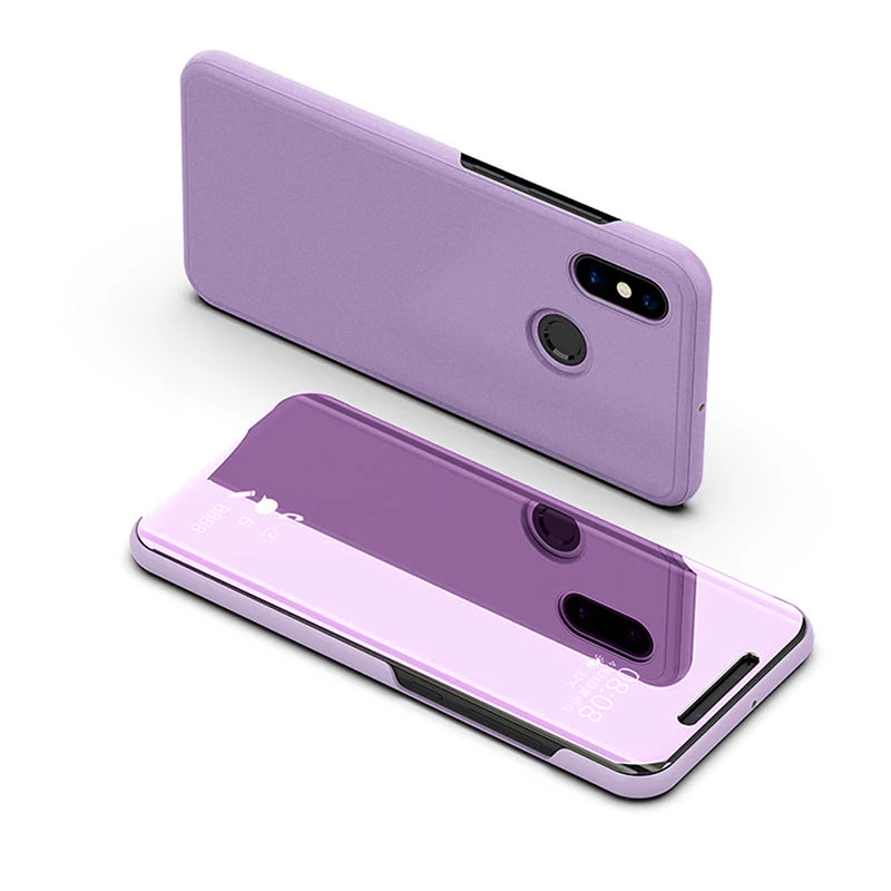 purple Чехол для Honor 8 S, умный зеркальный чехол для телефона Huawei Honor 8 S Honor8S KSE-LX9 Honor 8 S, флип-чехол для Huawei Y5 Y52019 y 5 - Цвет: purple
