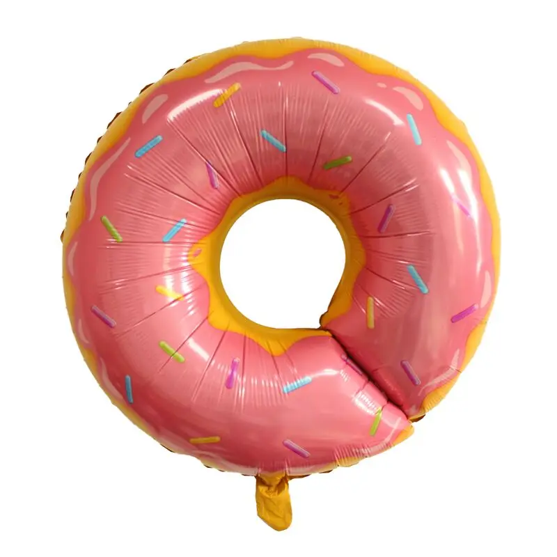 

8Pcs Donuts Lollipop Birthday Party Balloon Kits, Sweet Boys Girls Pink Blue Rainbow Sprinkle Doughnut Foil Mylar Balloon