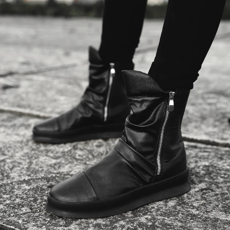 Ботинки Martin в британском ретро стиле мужские короткие ботинки Корейском