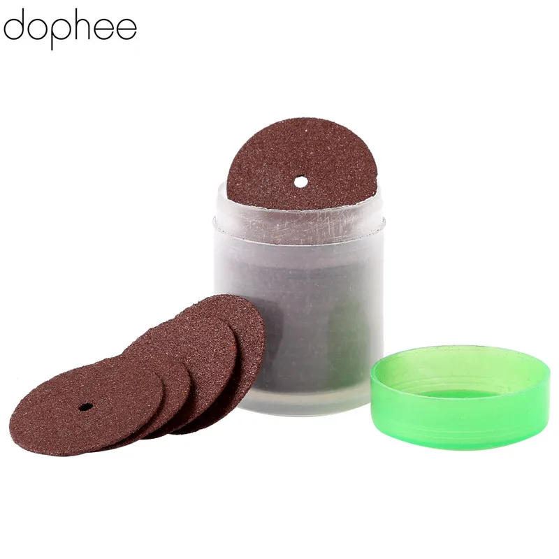Dophee 36 шт. Dremel аксессуары 24 мм усиленные отрезные шлифовальные круги роторный металлообрабатывающий диск хобби инструмент Бит Dremel инструменты
