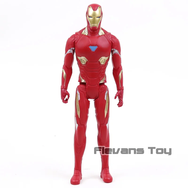 iron man c no box Супергерои Marvel Мстители танос Черная пантера Капитан Америка Тор Железный человек паук халкбастер Халк фигурка 1" 30 см - Цвет: iron man c no box