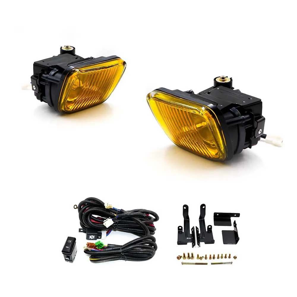 

JDM Противотуманные фары для Honda Civic EK 1996 97 98 2 3 4DR Противотуманные фары дальнего света с переключателем желтый прозрачный