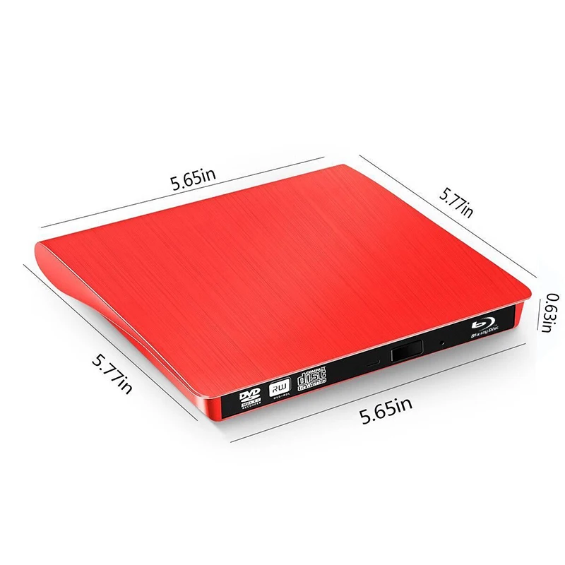 Новинка 2019 USB 3 0 Внешний Blu ray CD/DVD Оптический привод 3D фильмы 25/50G BD ROM плеер для