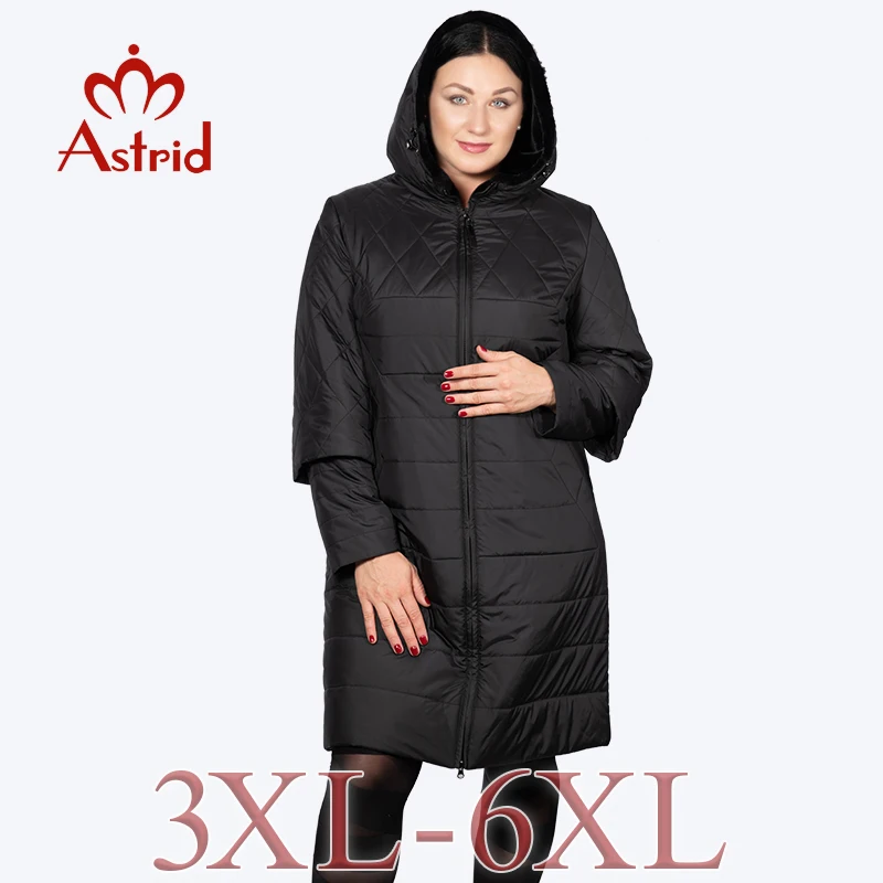 2018 Астрид зимняя куртка женственные осенне высокого качества с капюшоном