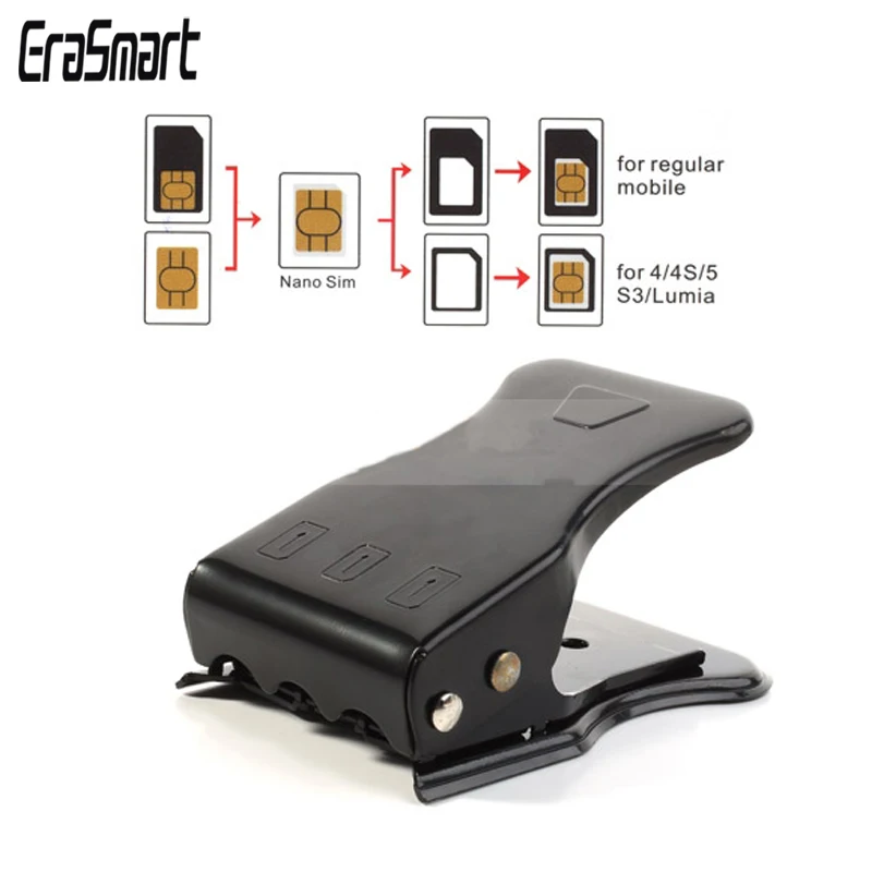 

3 in 1 Multi-function Universal Sim Card Cutter SIM Micro Nano SIM Card Cutting Tool For all Mobile Phone Sim Card