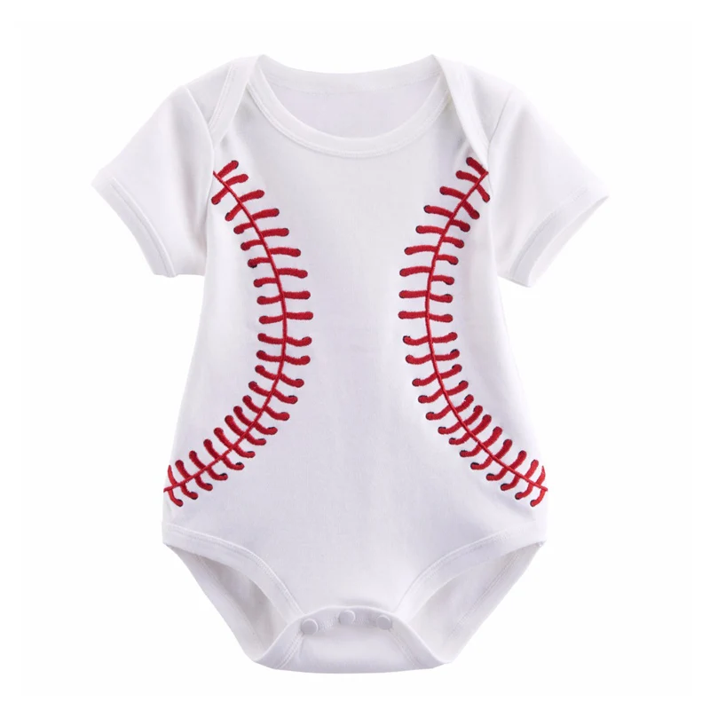 Baseball Футбольный костюм-комбинезон для маленьких мальчиков с утеплителем ног, спортивный Спортивный костюм для футбола, Ropa Body Bebe, Одежда для новорожденных - Цвет: Baseball