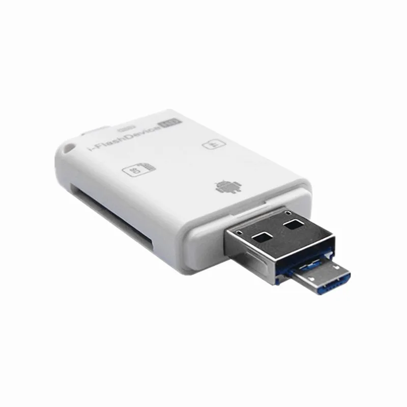 3в1 i флэш-устройство USB OTG Micro USB SD SDHC TF кард-ридер для iPhone 11 Pro X XS MAX XR 6 7 8 plus для ipad Android Phone