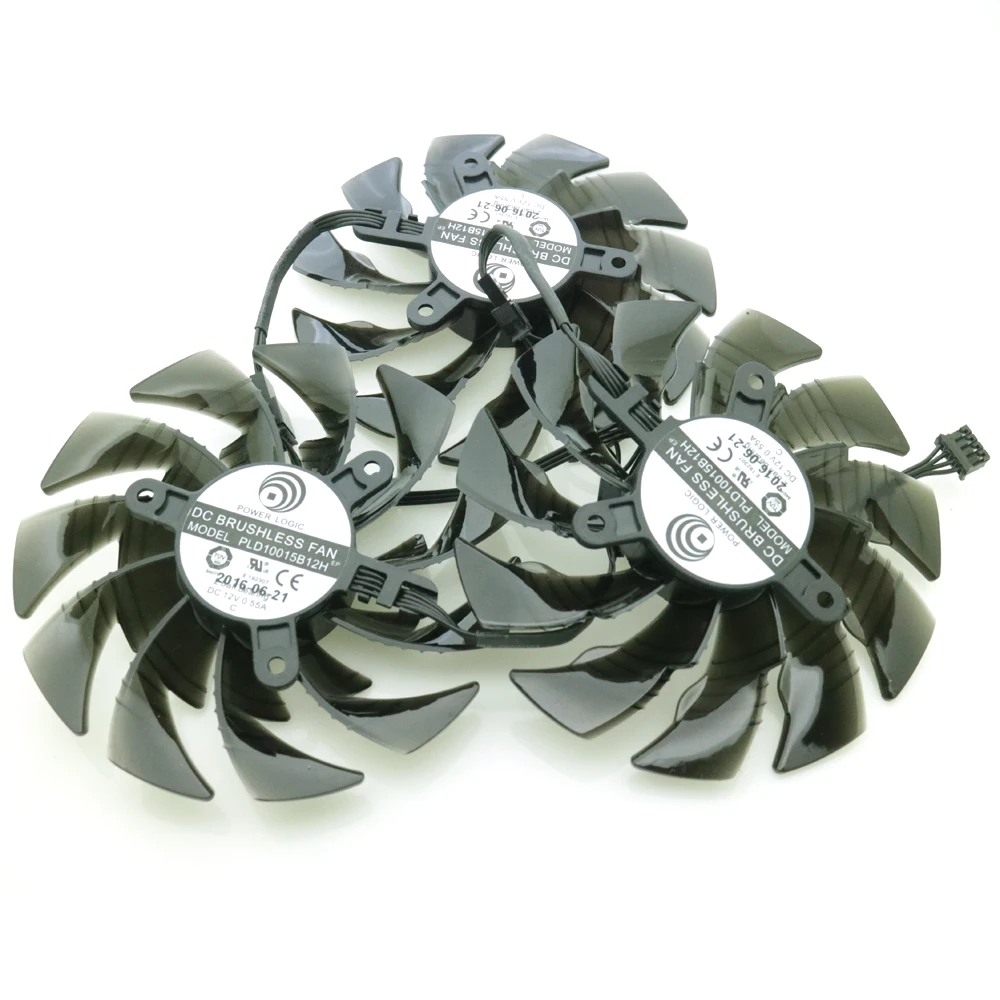 Вентилятор для графической карты Gigabyte GTX1080TI RTX2060 RTX2070 RTX2080 AORUS|Кулеры и системы