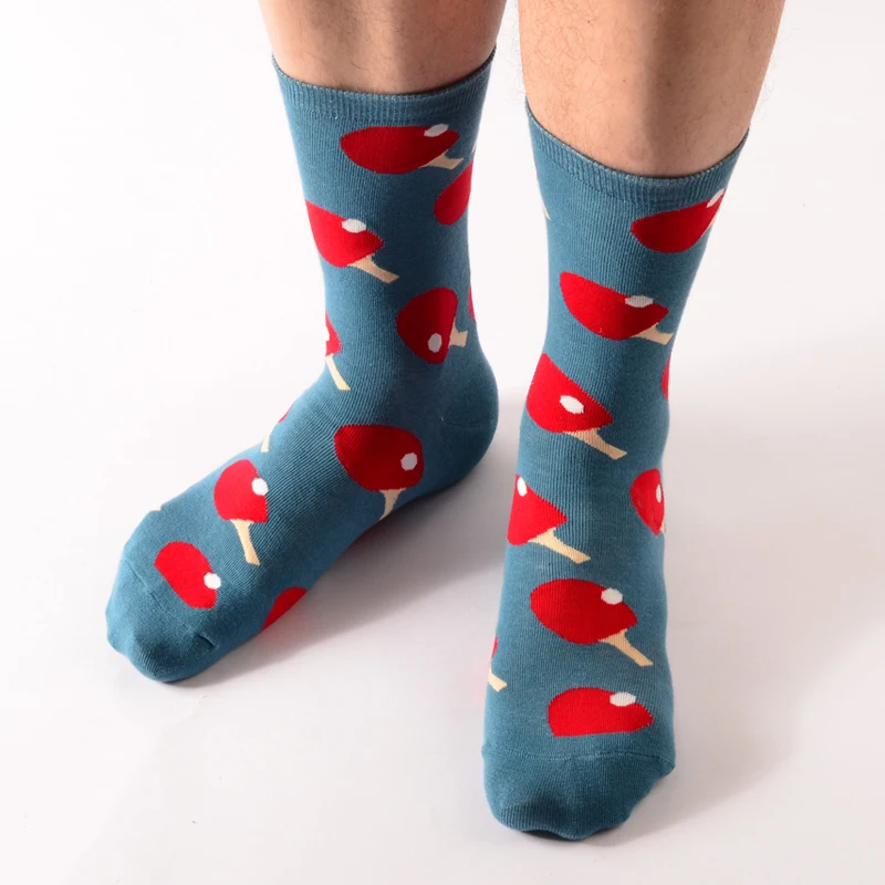 Новые яркие мужские счастливые носки в британском стиле милые модные длинные хип