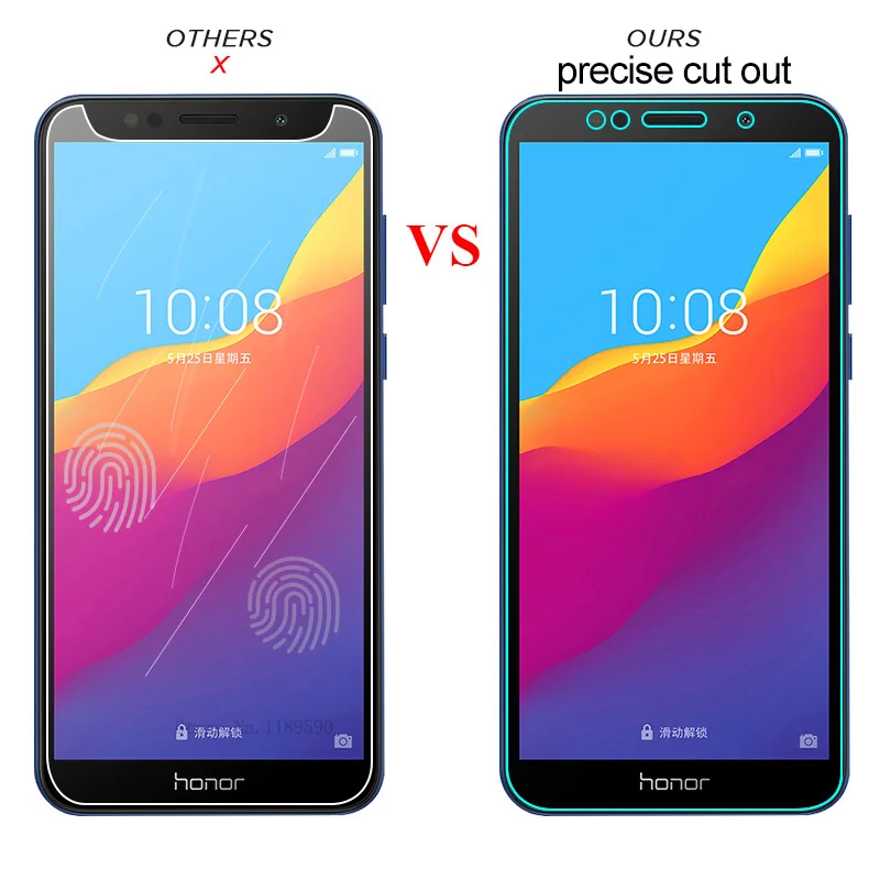 Закаленное стекло на honor 8X 9 10 LITE PLAY screen protector huawei 7A pro 7C 7S Защитное для 9i 9N|Защитные