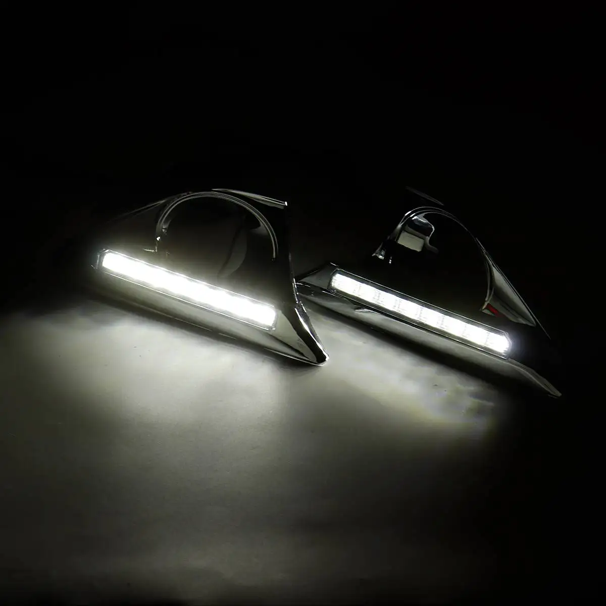 Led Drl для Toyota Camry 2012 2013 дневной ходовой светильник Drl передний бампер водительская противотуманная фара Дневной светильник головной светильник аксессуары