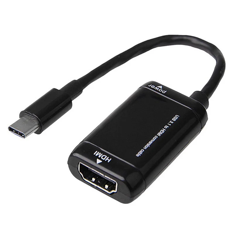 1080P USB 3 1 Type-C папа к HDMI Женский HD ТВ монитор адаптер конвертер кабель для планшета