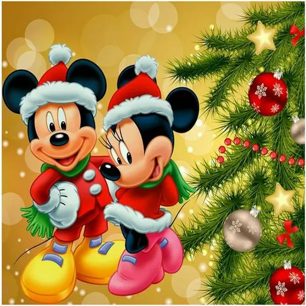DS 1020541 Полный квадрат/Круглый Мультфильм Микки 5D DIY алмазная живопись подарок вышивка узор 3D Вышивка крестом наборы мозаичные наклейки на стену - Цвет: DS 1020541