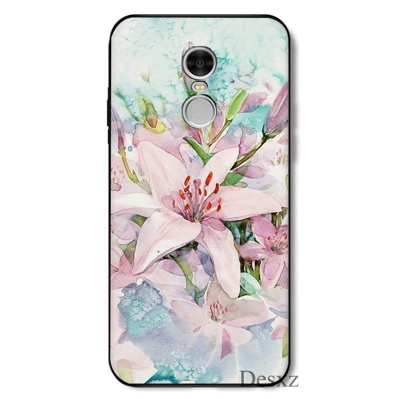 Силиконовый чехол с Фламинго цветочным узором для Redmi Note 4 4X5 6 Pro 5A Prime