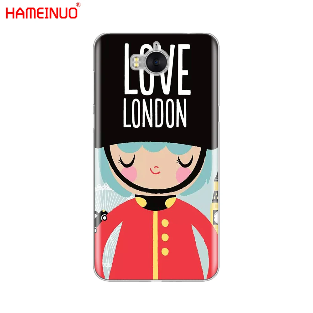 HAMEINUO London big ben Bus чехол для сотового телефона huawei honor 3C 4X 4C 5C 5X 6 7 Y3 Y6 Y5 2 II Y560 Y7