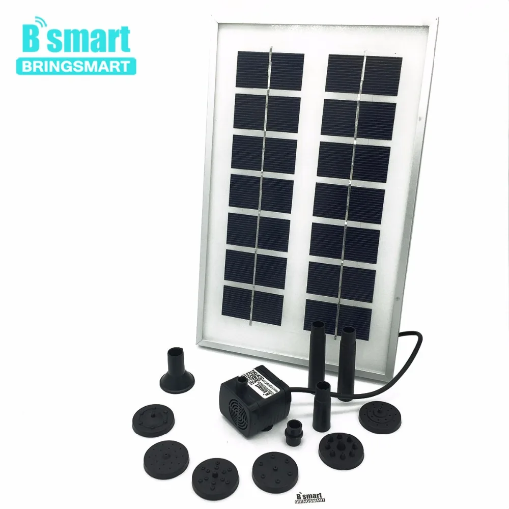 Компактный Электрический водяной насос Bringsmart 12 В DC Бесщеточный погружной для