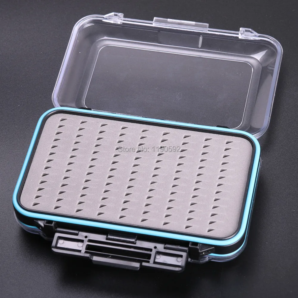 Maximumcacth 2pcs/lot Fly Fishing Box Double Side Design Open Waterproof with Easy-grip Foam | Спорт и развлечения